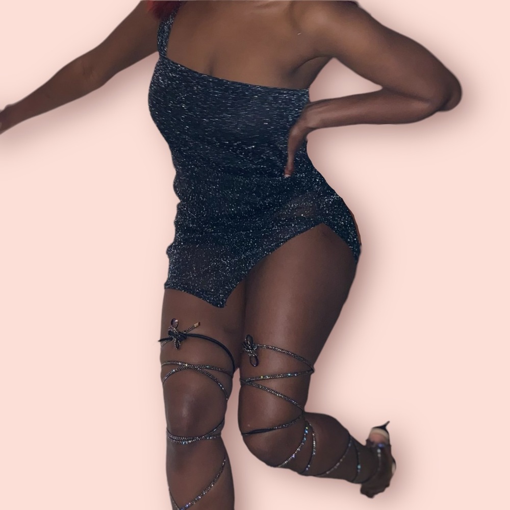 Mesh Glitter Dress